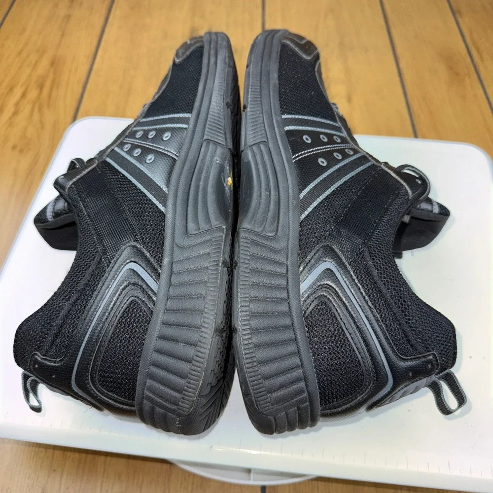 Orthofeet 611 Sprint Mens Athletic Shoes Black Mesh Sneakers Size 12 D Medium